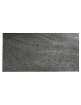 Carrelage HALLEY anthracite, aspect pierre anthracite, dim 61.00 x 61.00 cm