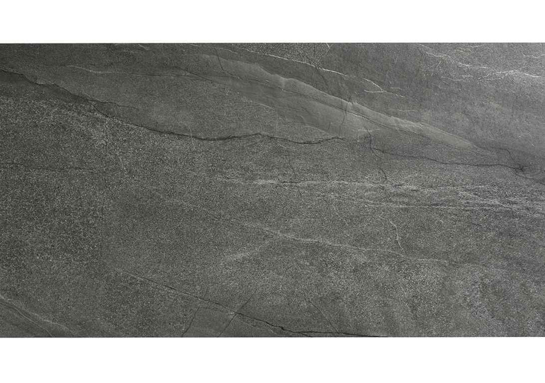 Carrelage HALLEY anthracite, aspect pierre 60x120cm, dim 60.00 x 120.00 cm