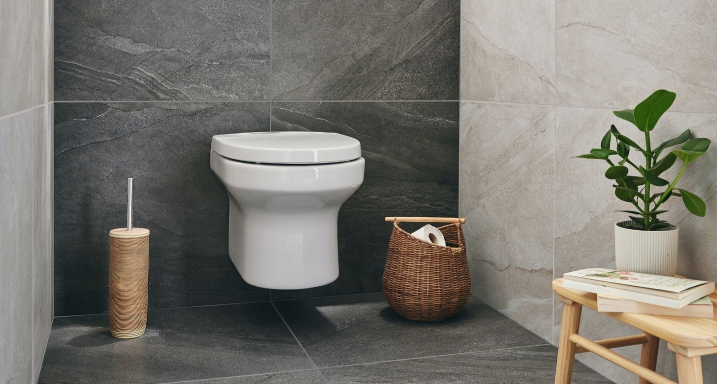 Carrelage HALLEY anthracite, aspect pierre 60x60cm, dim 60.00 x 60.00 cm