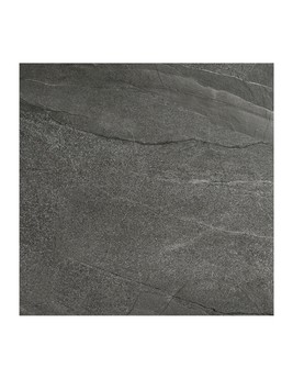 Carrelage HALLEY anthracite, aspect pierre anthracite, dim 90.00 x 90.00 cm