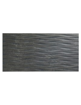 Carrelage WAVE DECOR gris anthracite, aspect pierre noir, dim 46.00 x 91.00 cm