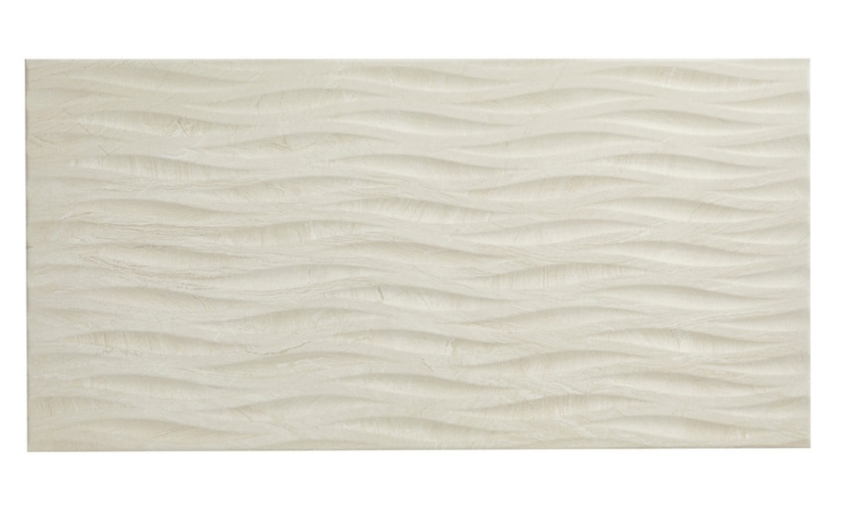 Carrelage WAVE DECOR beige, aspect pierre beige, dim 46.00 x 91.00 cm