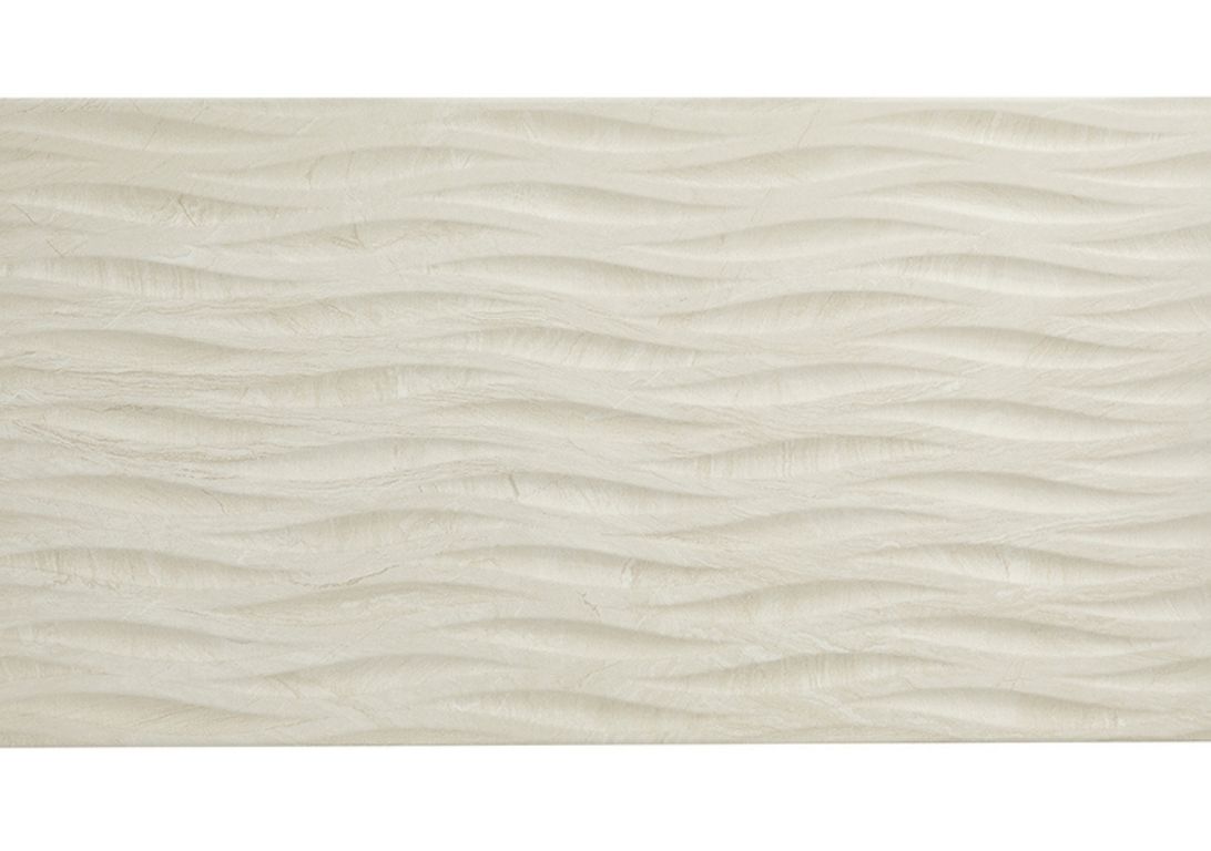 Carrelage WAVE DECOR beige, aspect pierre beige, dim 46.00 x 91.00 cm