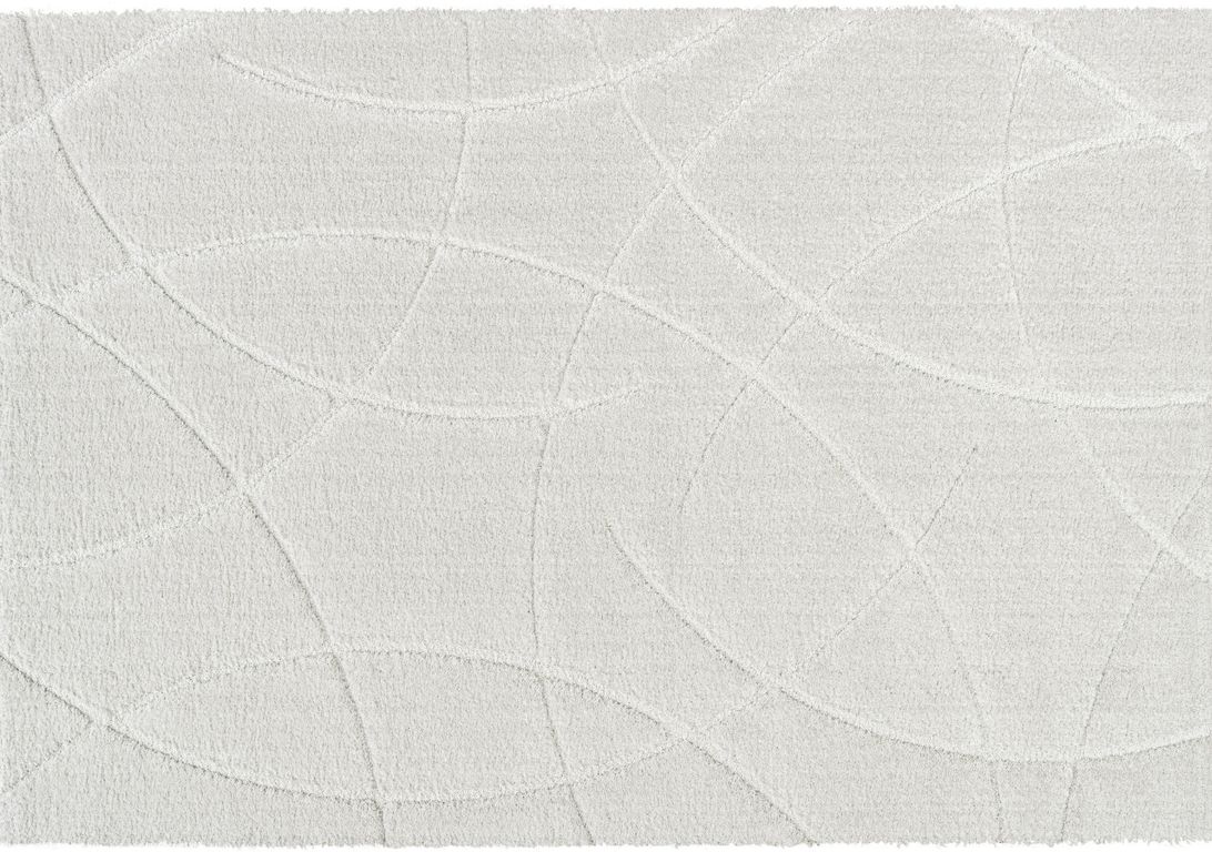 Tapis OXANE , géométrique  Ecru