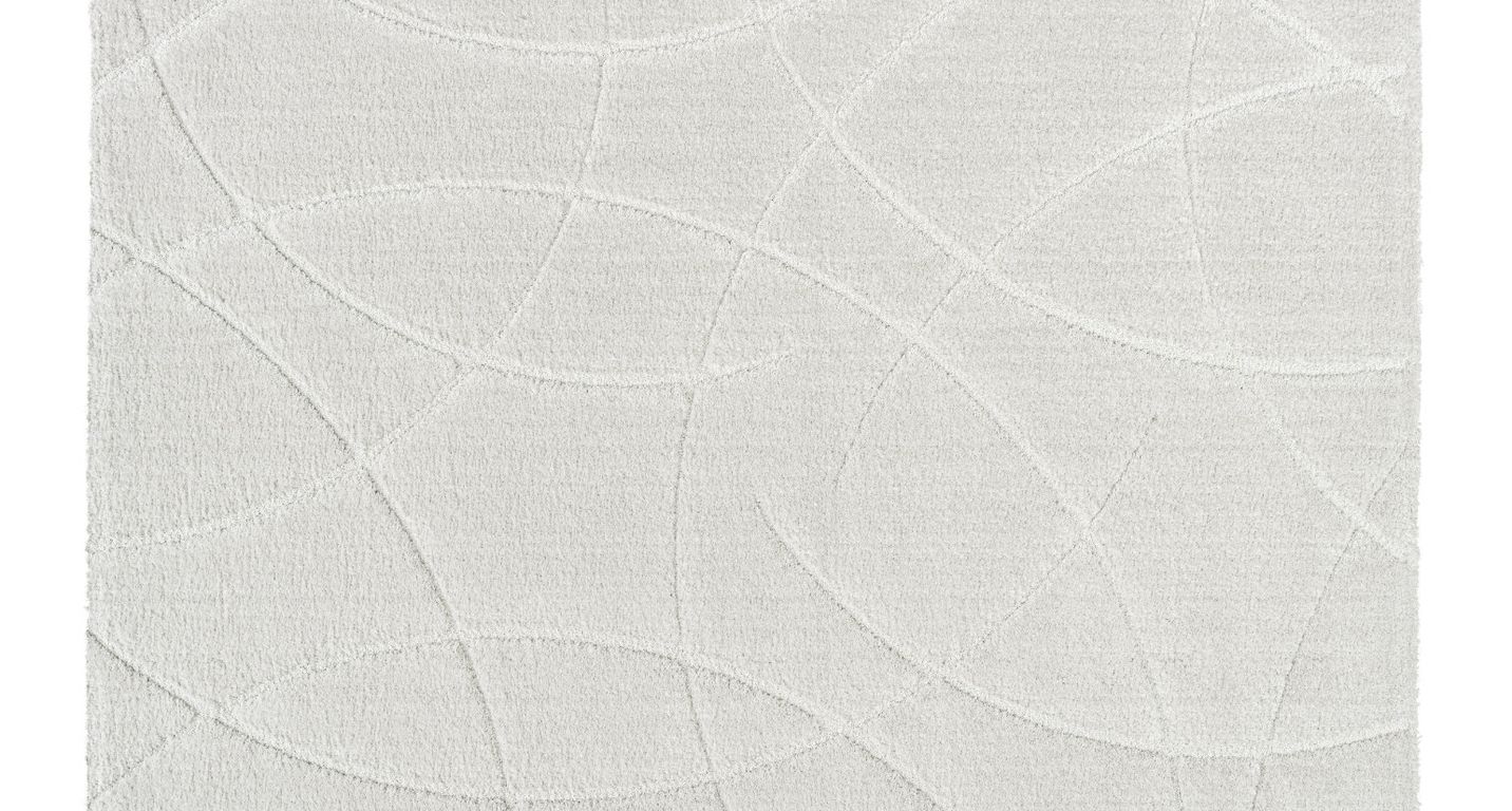 Tapis OXANE , géométrique  Ecru