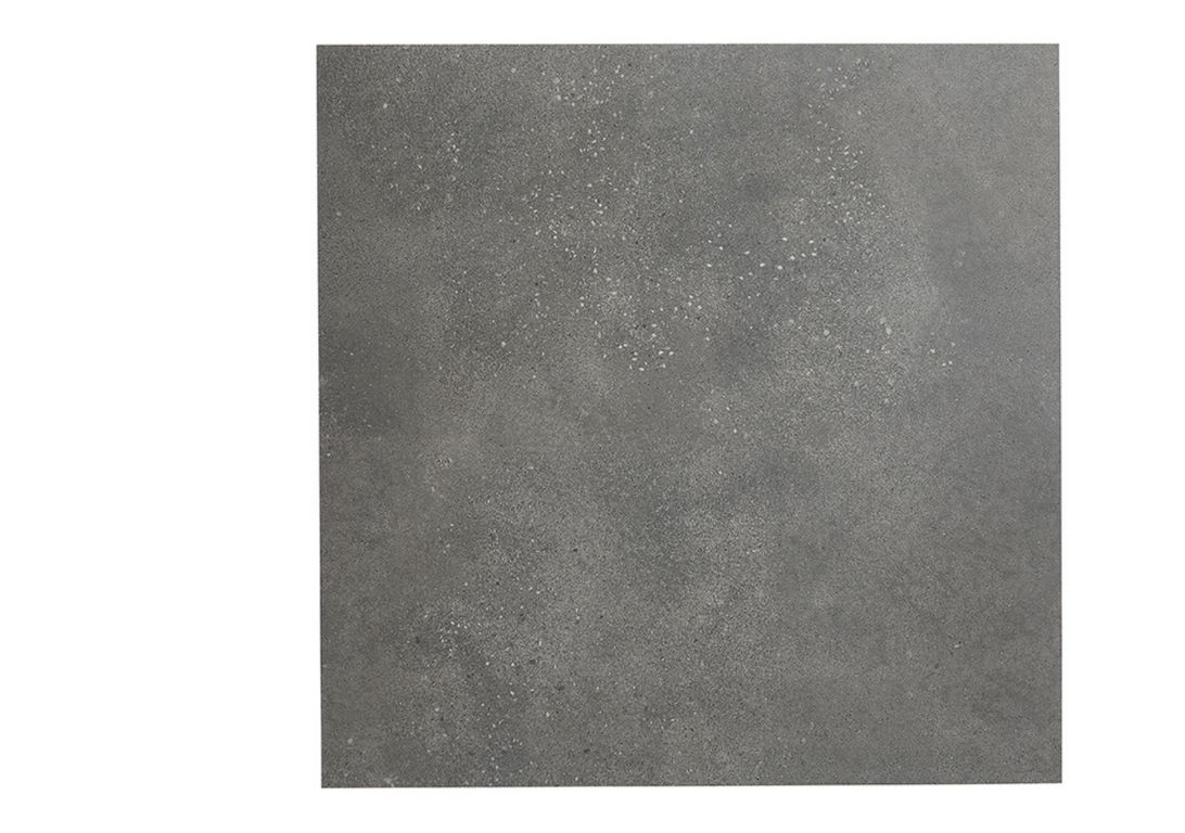 Carrelage BETONICO noir, aspect béton noir, dim 80.00 x 80.00 cm