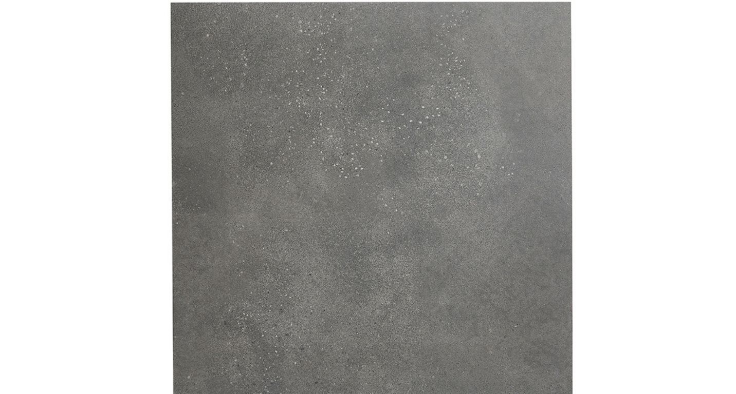 Carrelage BETONICO noir, aspect béton noir, dim 80.00 x 80.00 cm