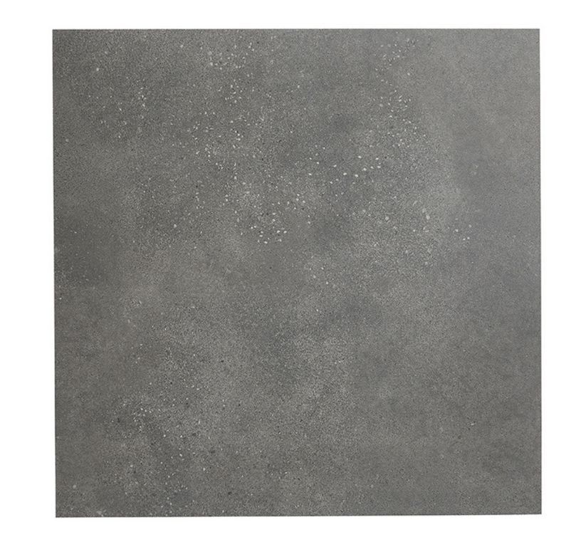 Carrelage BETONICO noir, aspect béton noir, dim 80.00 x 80.00 cm