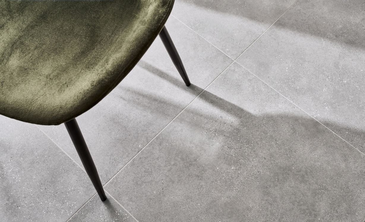 Carrelage BETONICO gris, aspect béton gris, dim 60.00 x 60.00 cm