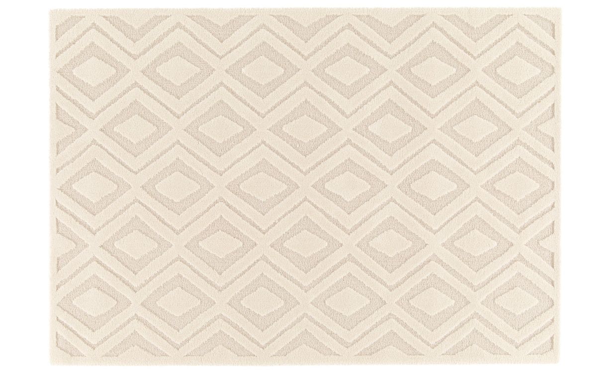 Tapis SOHEN , géométrique Ecru