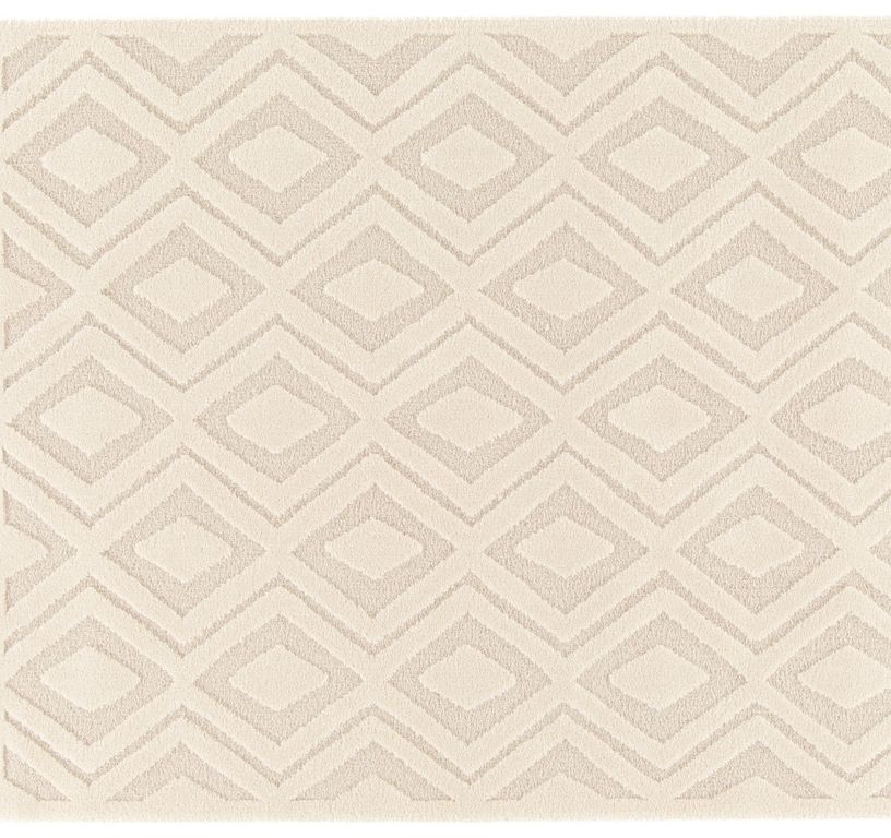 Tapis SOHEN , géométrique  Ecru