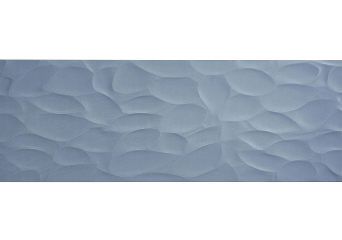 Faïence DECOR STUC bleu, faïence bleu, dim 30.00 x 90.00 cm