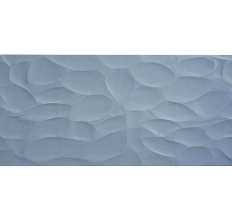 Faïence DECOR STUC bleu, faïence bleu, dim 30.00 x 90.00 cm