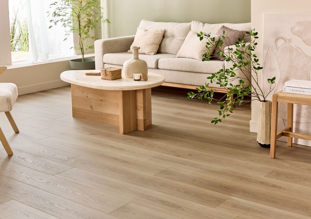 Sol stratifié Easylife LEGEND 3 HYDRO 10mm , aspect Bois chêne naturel, lame 19.20 x 126.10 cm