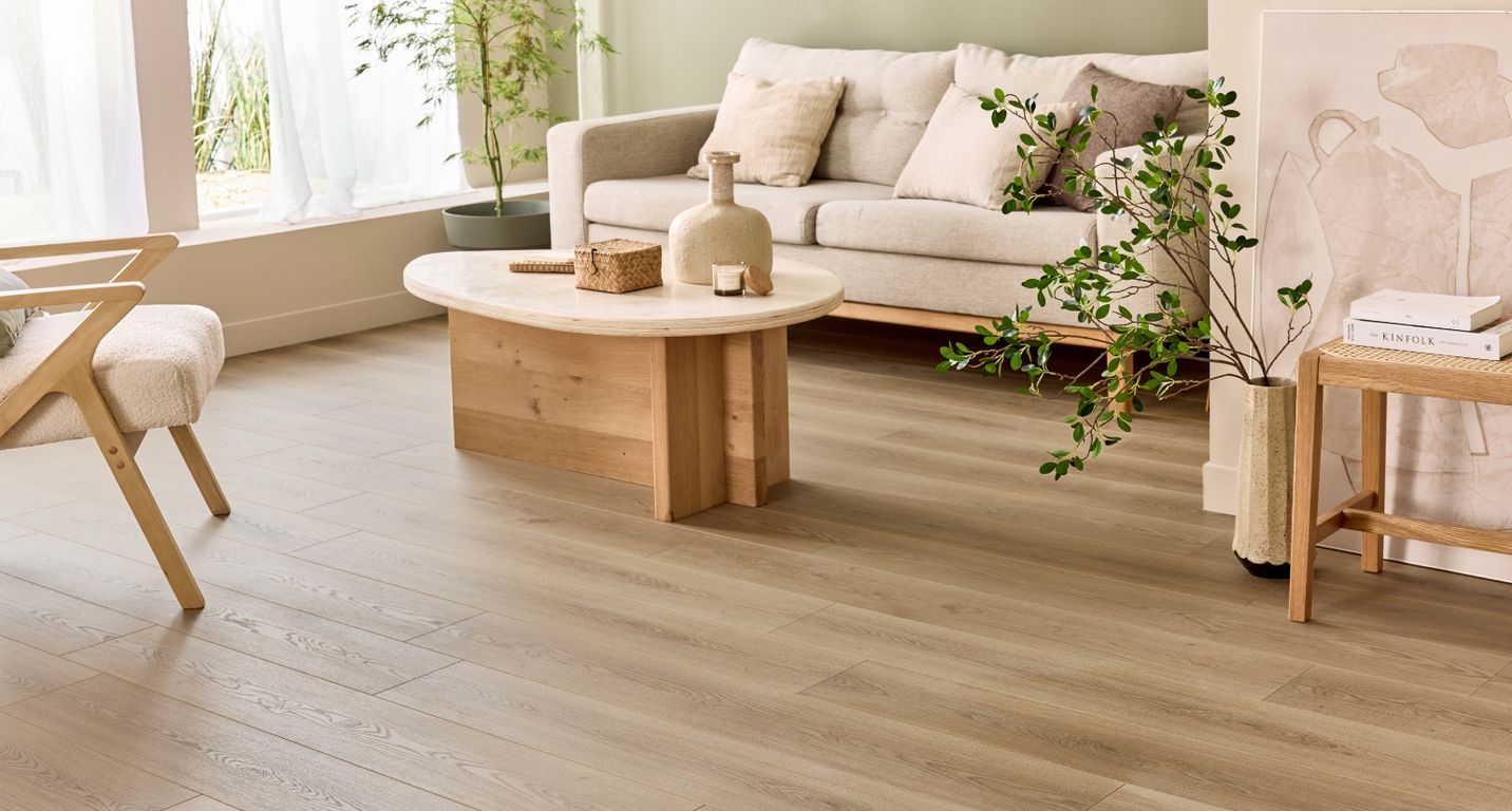 Sol stratifié Easylife LEGEND 3 HYDRO 10mm , aspect Bois chêne naturel, lame 19.20 x 126.10 cm