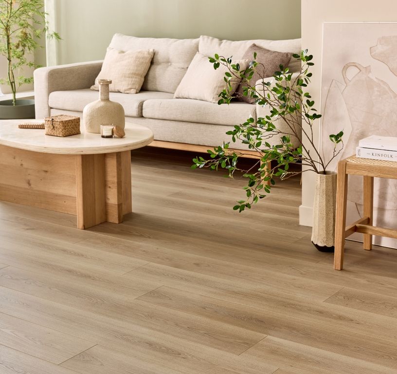 Sol stratifié Easylife LEGEND 3 HYDRO 10mm , aspect Bois chêne naturel, lame 19.20 x 126.10 cm