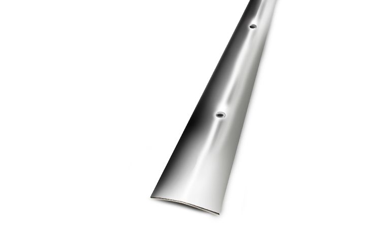 Barre de seuil SEUIL A VISSER 30 , aluminium, décor inox, l.3.00 x L. 93.00 cm