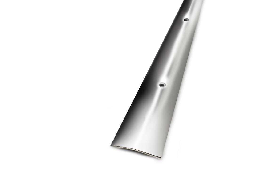 Barre de seuil SEUIL A VISSER 30 , aluminium, décor inox, l.3.00 x L. 93.00 cm