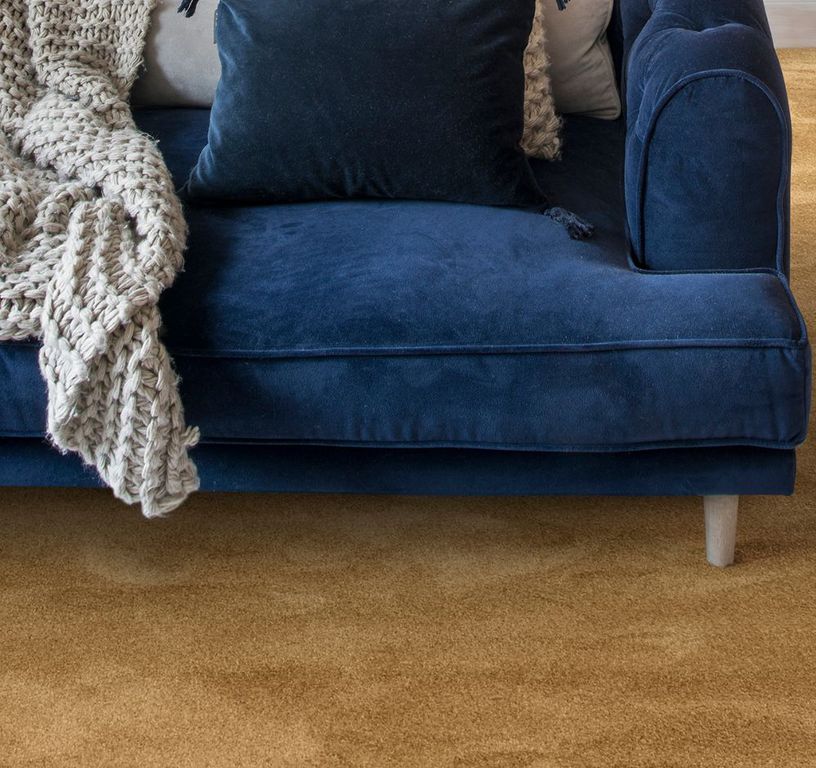 Moquette velours CARACAS 4M, col miel, rouleau 4.00 m