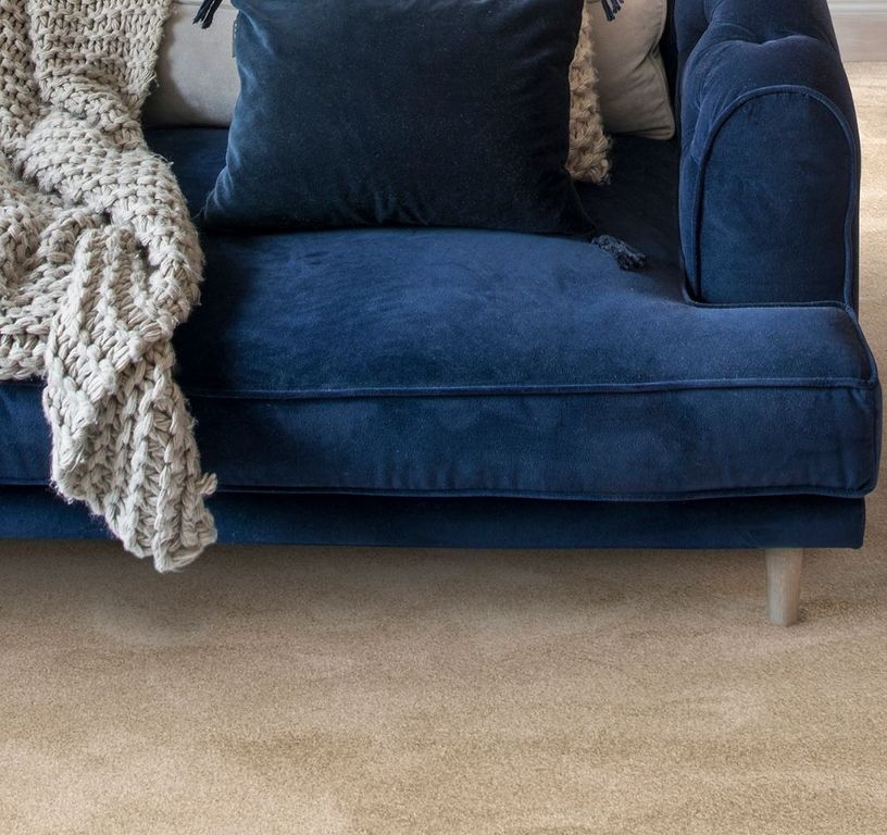 Moquette velours CARACAS 5M, col beige clair, rouleau 5.00 m