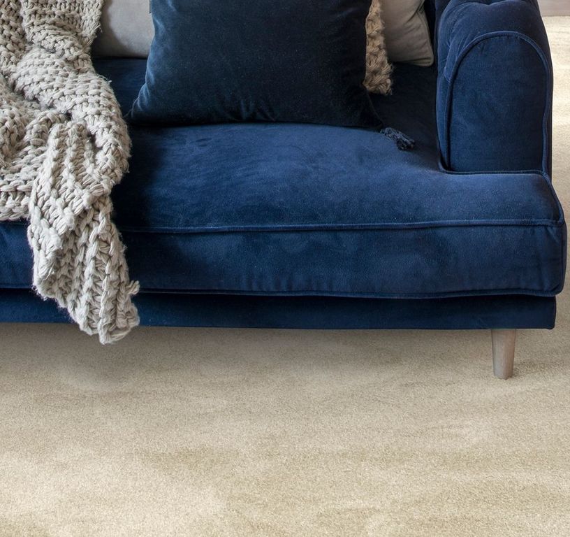 Moquette velours CARACAS 5M, col beige moyen, rouleau 5.00 m