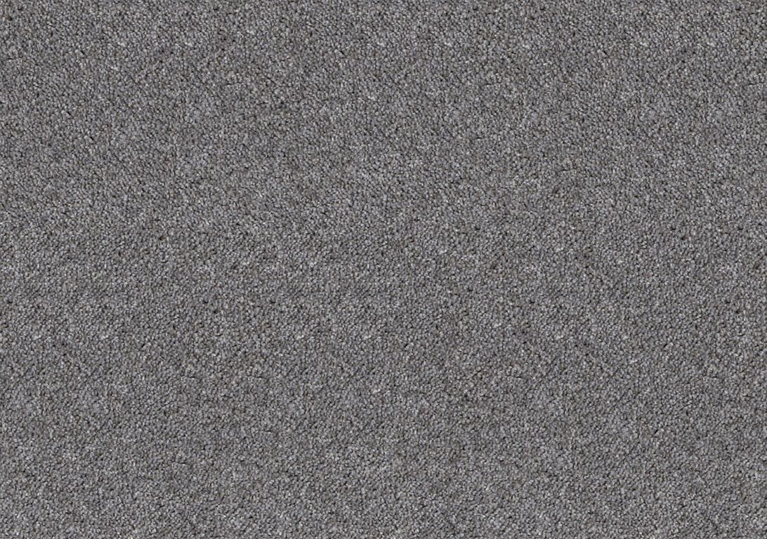 Moquette velours MERVEILLE, col gris acier, rouleau 4.00 m