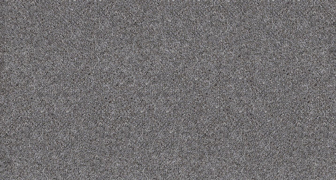 Moquette velours MERVEILLE, col gris acier, rouleau 4.00 m
