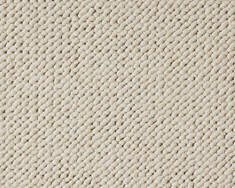 Moquette bouclée BLANCA, col Blanc, rouleau 4.00 m