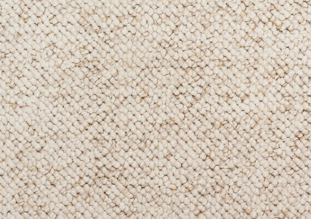 Moquette bouclée BLANCA, col écru, rouleau 4.00 m