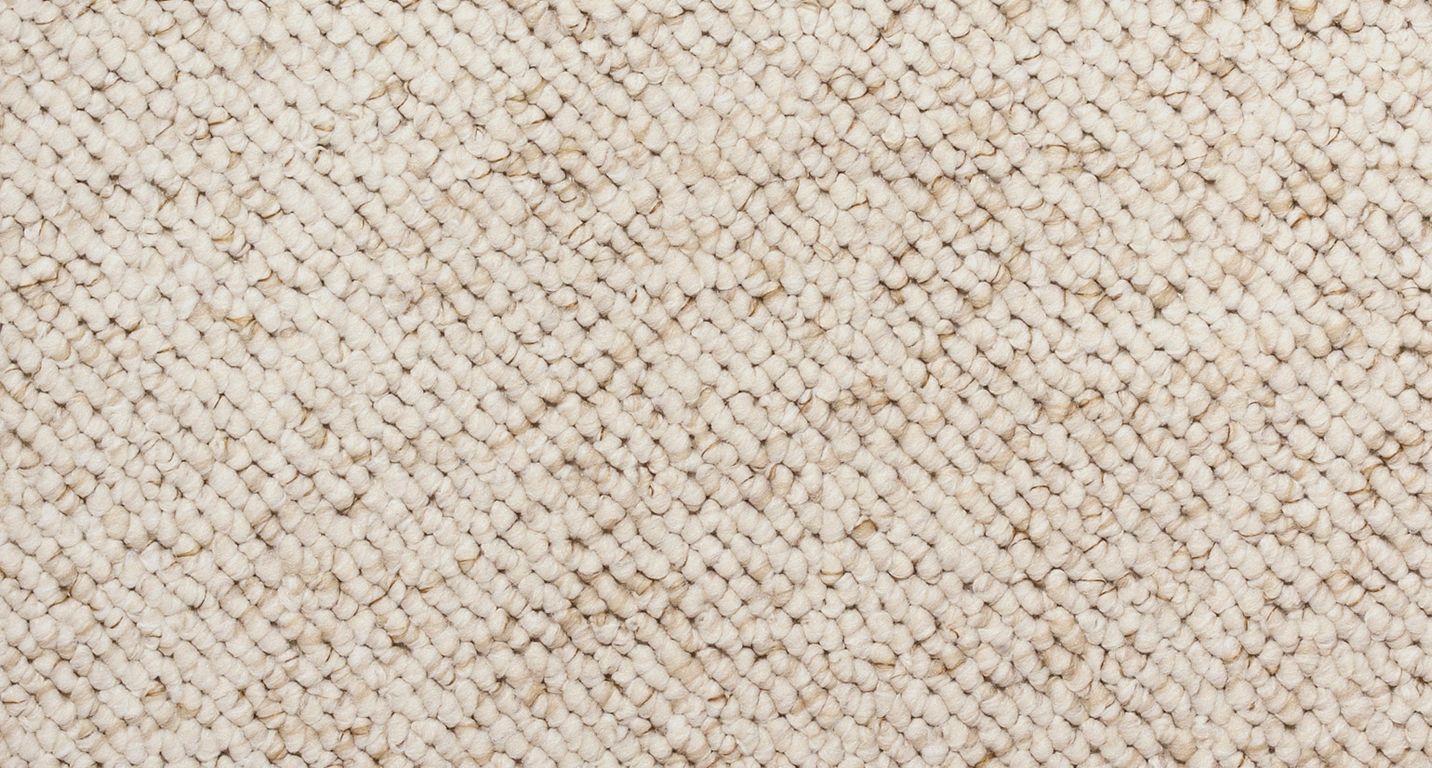 Moquette bouclée BLANCA, col écru, rouleau 4.00 m