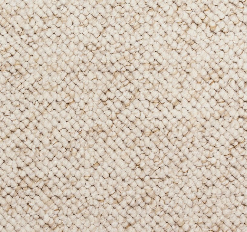 Moquette bouclée BLANCA, col écru, rouleau 4.00 m