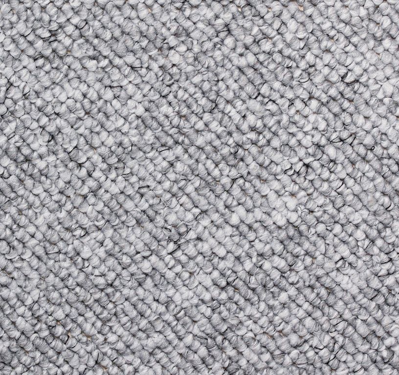 Moquette bouclée BLANCA, col gris perle , rouleau 4.00 m