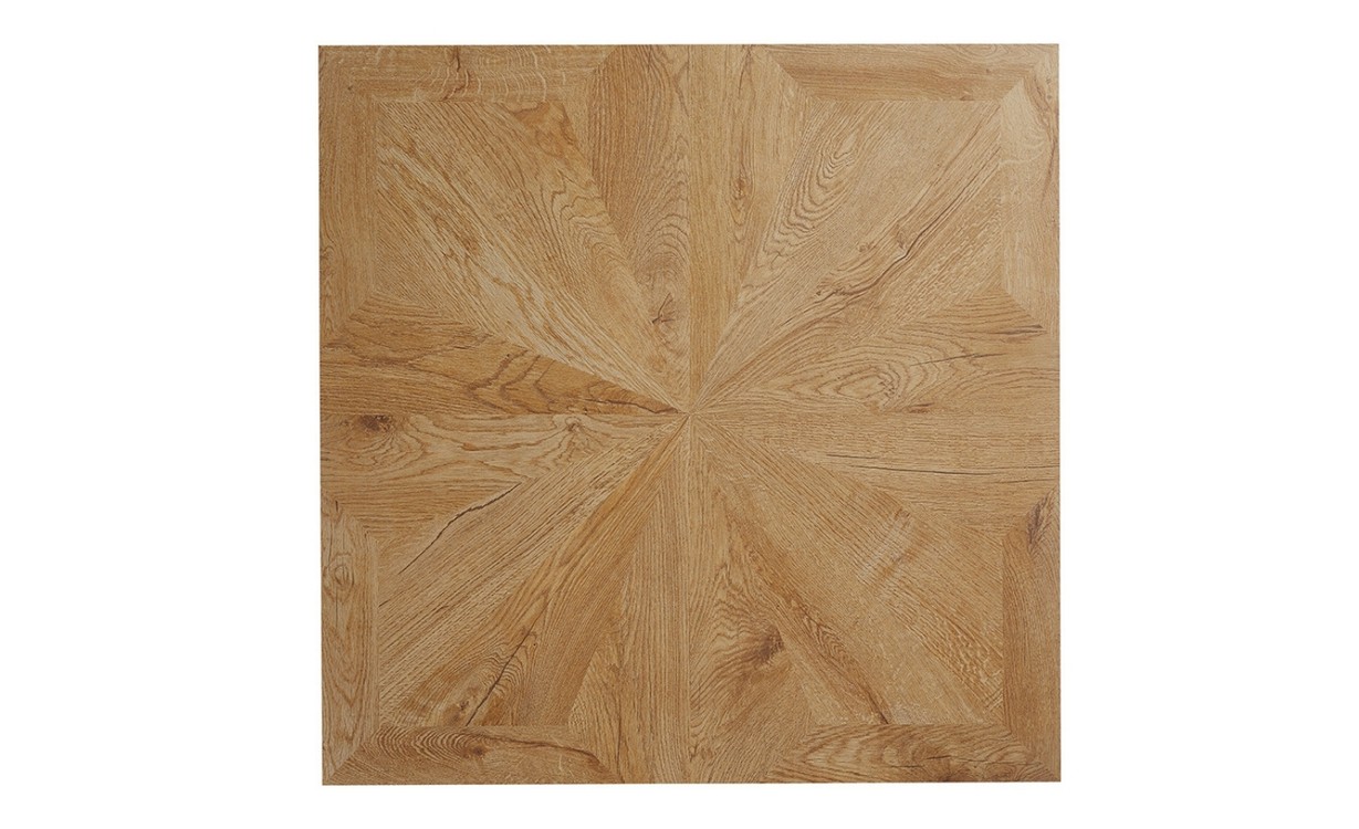 Carrelage MARQUETERIE, aspect bois bois, dim 90.00 x 90.00 cm