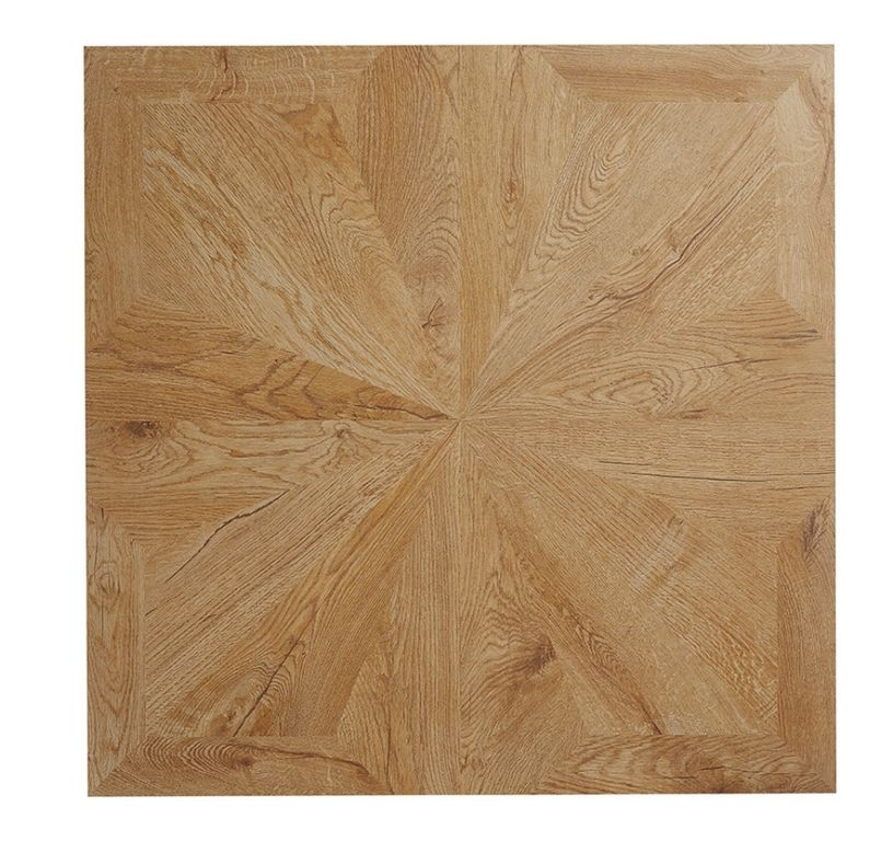 Carrelage MARQUETERIE, aspect bois bois, dim 90.00 x 90.00 cm