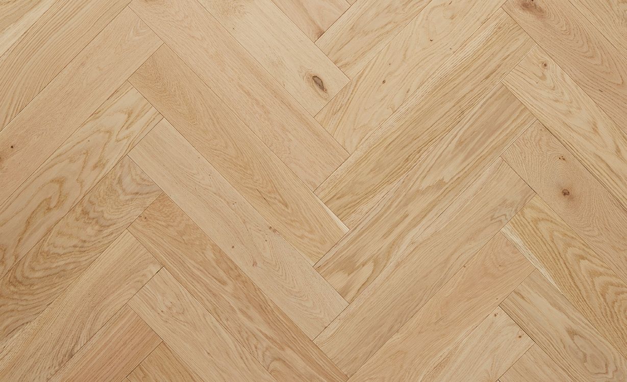 Parquet contrecollé BATON ROMPU CHALET 120 CHENE AUTHENTIQUE NEW, chêne naturel, verni, larg. 12.00 cm
