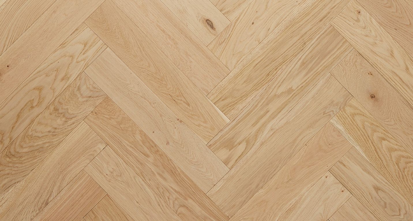 Parquet contrecollé BATON ROMPU CHALET 120 CHENE AUTHENTIQUE NEW, chêne naturel, verni, larg. 12.00 cm