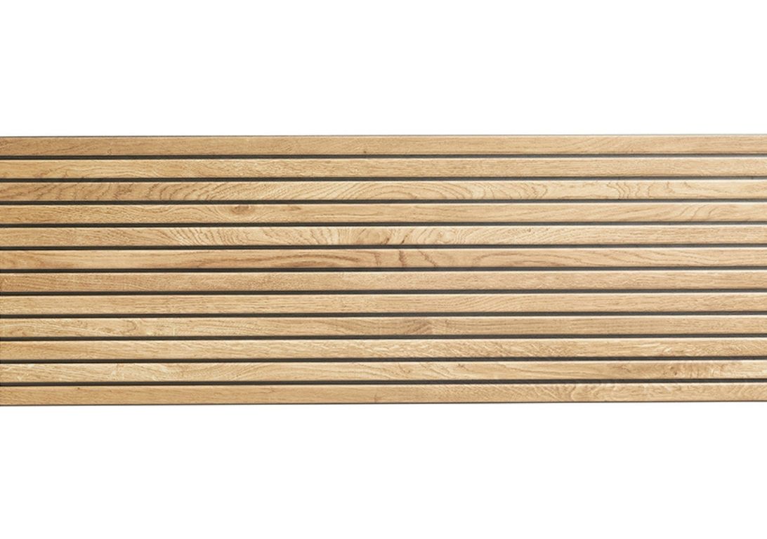 Faïence Lambris Beige Fond Noir, aspect bois bois beige, dim 29.00 x 89.00 cm