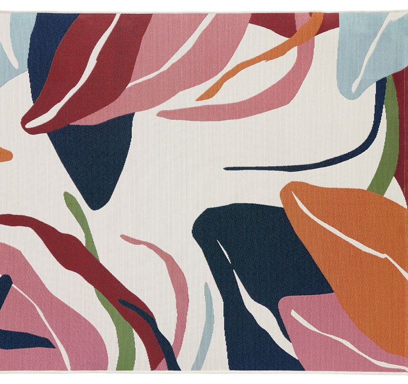 Tapis MAREVA , végétal multicolore