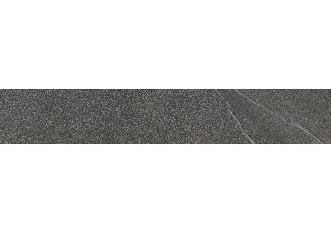 Plinthe carrelage PL HALLEY ANTHRACITE, aspect pierre , h 7.00 x L 60.00 cm