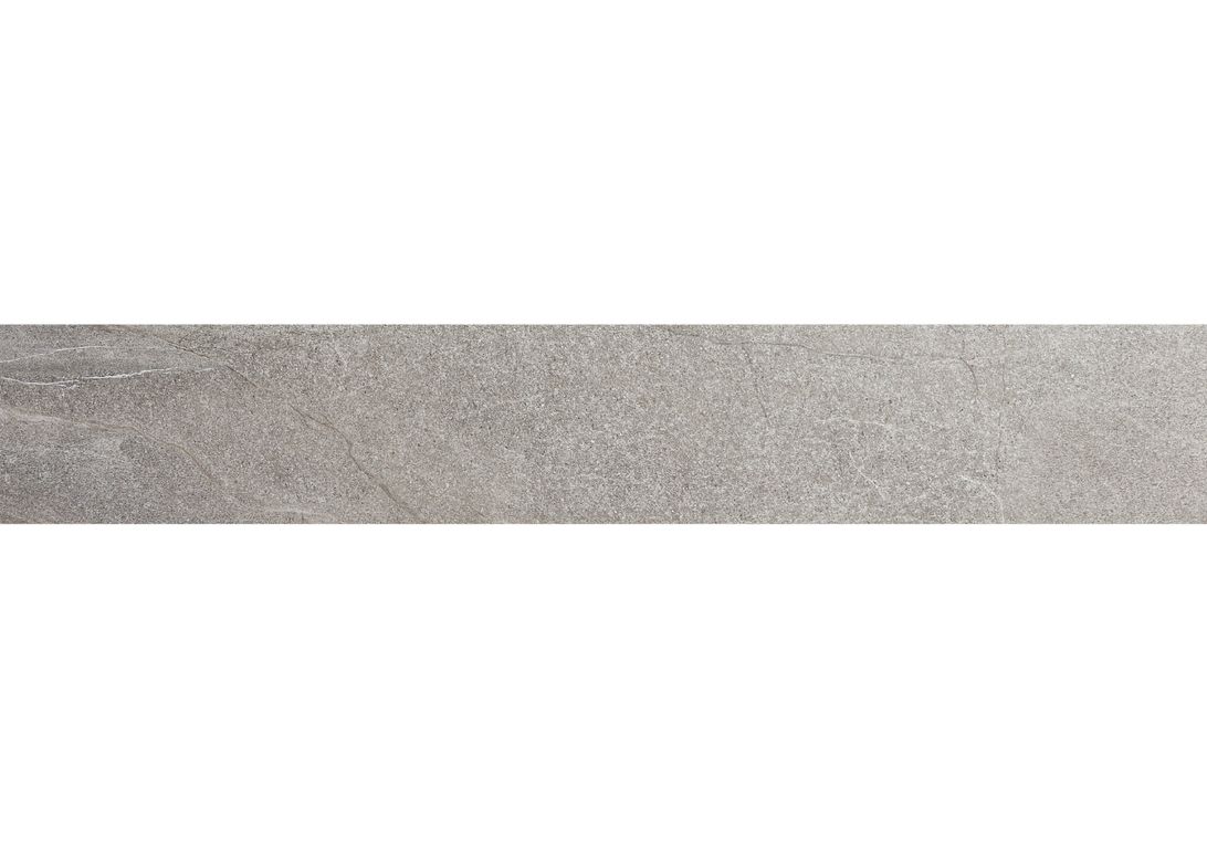 Plinthe carrelage PL HALLEY GRIS , aspect pierre , h 7.00 x L 60.00 cm