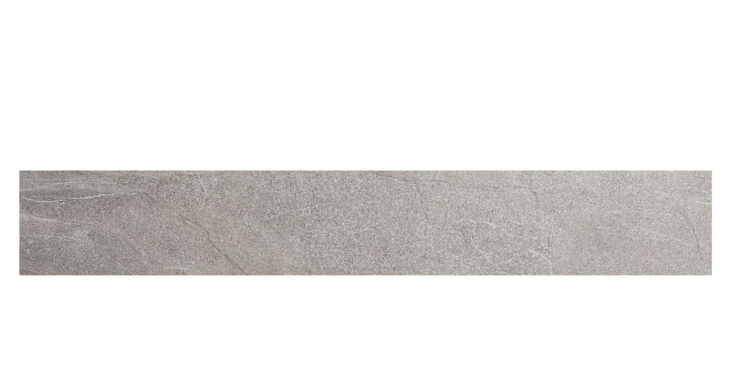 Plinthe carrelage PL HALLEY GRIS , aspect pierre , h 7.00 x L 60.00 cm