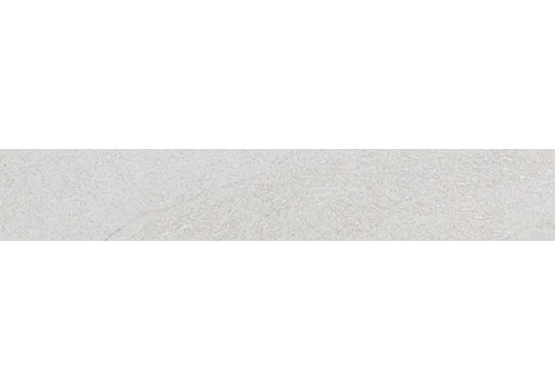 Plinthe carrelage PL HALLEY BLANC, aspect pierre , h 7.00 x L 60.00 cm
