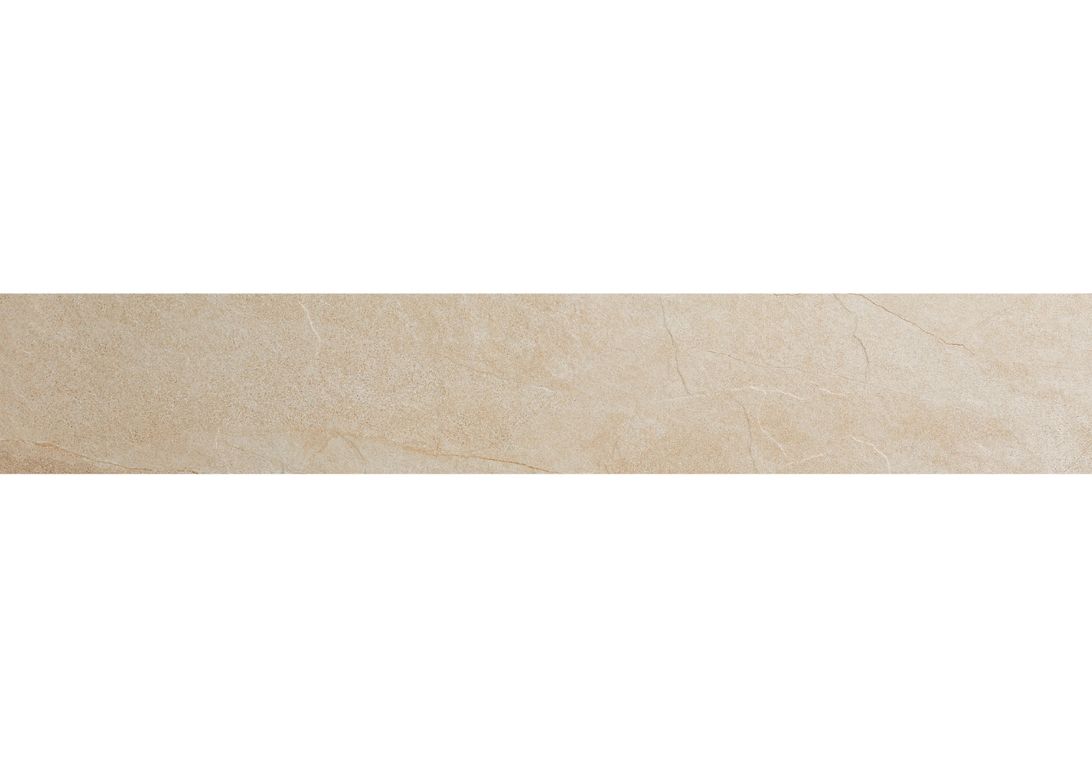 Plinthe carrelage PL HALLEY BEIGE, aspect pierre , h 7.00 x L 60.00 cm