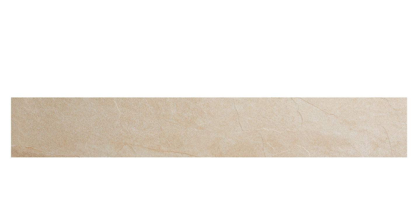 Plinthe carrelage PL HALLEY BEIGE, aspect pierre , h 7.00 x L 60.00 cm