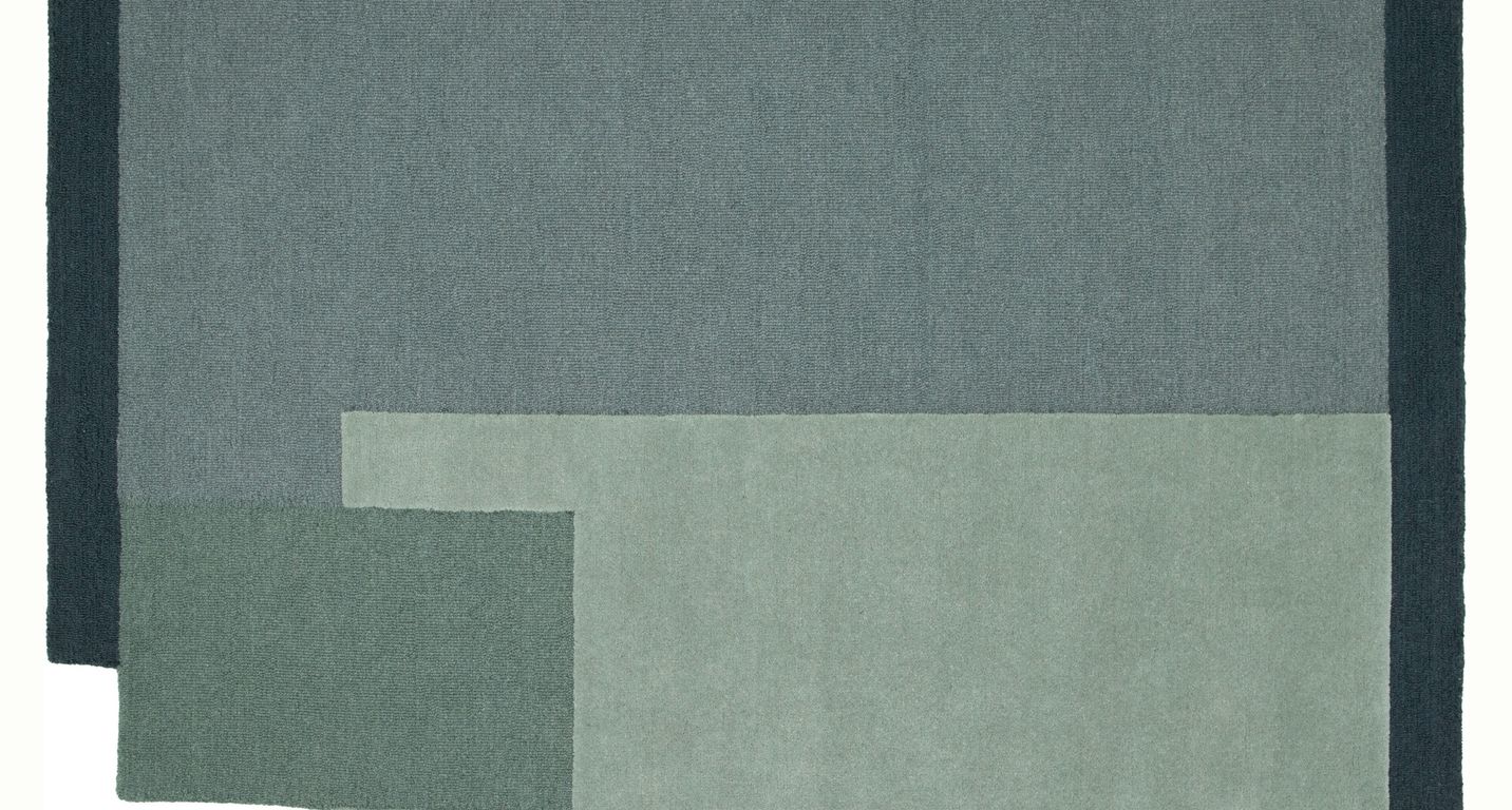 Tapis SANA , géométrique  VERT