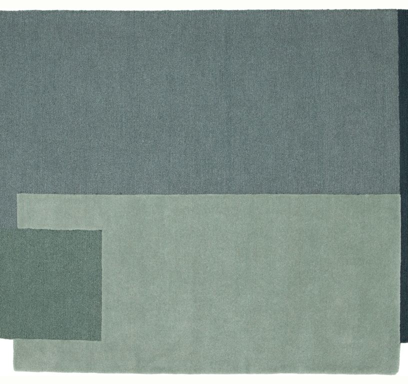 Tapis SANA , géométrique  VERT