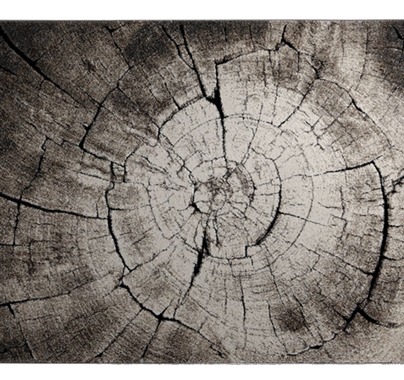 Tapis WILD OAK , végétal  brun