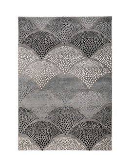 Tapis CHIMERA 2 Esprit, géométrique Bleu gris