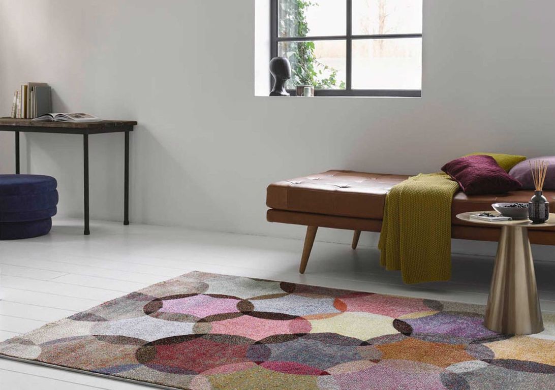 Tapis MODERNINA Esprit, géométrique  multicolore jaune
