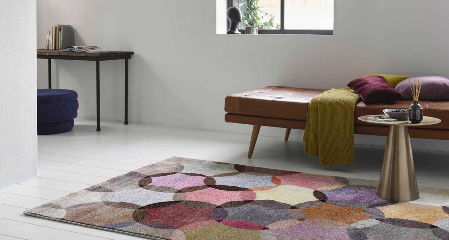 Tapis MODERNINA Esprit, géométrique  multicolore jaune